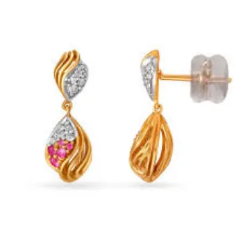 White Gold Earring